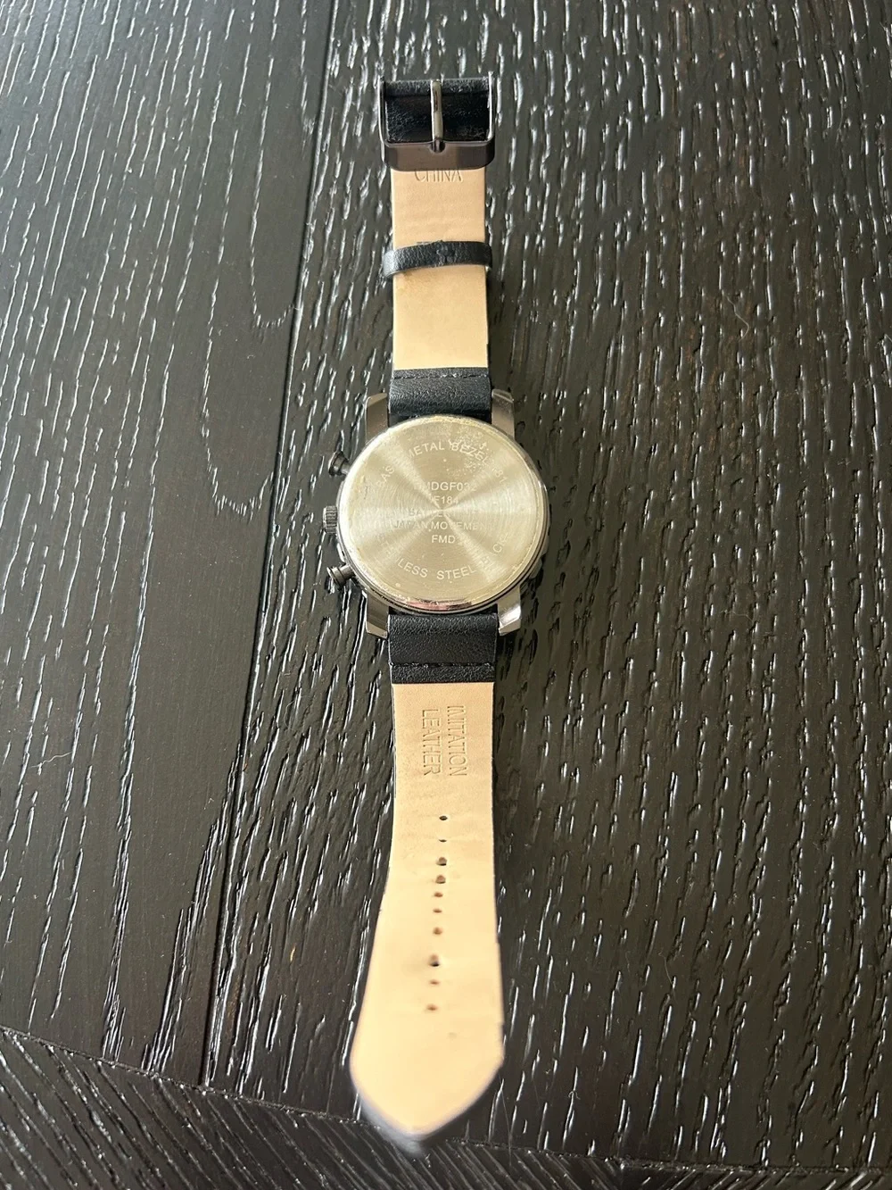 Watch with Leather Strap
